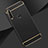 Luxury Metal Frame and Plastic Back Cover Case M01 for Huawei Enjoy 10 Plus Black