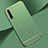 Luxury Metal Frame and Plastic Back Cover Case M01 for Huawei Enjoy 10S Cyan