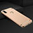Luxury Metal Frame and Plastic Back Cover Case M01 for Huawei Honor 8X Gold