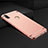 Luxury Metal Frame and Plastic Back Cover Case M01 for Huawei Honor 8X Rose Gold