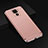 Luxury Metal Frame and Plastic Back Cover Case M01 for Huawei Mate 30 Lite Rose Gold