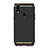 Luxury Metal Frame and Plastic Back Cover Case M01 for Huawei P Smart+ Plus Black