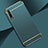 Luxury Metal Frame and Plastic Back Cover Case M01 for Huawei Y8p Sky Blue