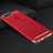 Luxury Metal Frame and Plastic Back Cover Case M01 for Oppo A7 Red