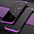 Luxury Metal Frame and Plastic Back Cover Case M01 for Oppo K1 Purple