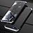Luxury Metal Frame and Plastic Back Cover Case M01 for Oppo R17 Neo Silver