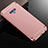 Luxury Metal Frame and Plastic Back Cover Case M01 for Samsung Galaxy Note 9 Rose Gold