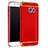 Luxury Metal Frame and Plastic Back Cover Case M01 for Samsung Galaxy S7 G930F G930FD Red