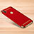 Luxury Metal Frame and Plastic Back Cover Case M01 for Xiaomi Redmi Note 6 Pro Red