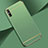 Luxury Metal Frame and Plastic Back Cover Case M02 for Huawei Enjoy 10e Cyan