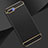 Luxury Metal Frame and Plastic Back Cover Case M02 for Oppo A12e Black