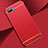 Luxury Metal Frame and Plastic Back Cover Case M02 for Oppo A12e Red