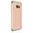 Luxury Metal Frame and Plastic Back Cover Case M05 for Samsung Galaxy S7 Edge G935F Gold