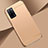 Luxury Metal Frame and Plastic Back Cover Case P02 for Oppo A53s 5G Gold