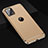 Luxury Metal Frame and Plastic Back Cover Case T01 for Apple iPhone 11 Pro Gold