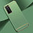 Luxury Metal Frame and Plastic Back Cover Case T01 for Huawei P40 Lite 5G Cyan