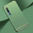 Luxury Metal Frame and Plastic Back Cover Case T01 for Xiaomi Mi 10 Cyan