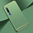 Luxury Metal Frame and Plastic Back Cover Case T01 for Xiaomi Mi 10 Pro Cyan
