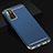 Luxury Metal Frame and Plastic Back Cover Case T02 for Oppo A91 Blue