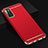 Luxury Metal Frame and Plastic Back Cover Case T02 for Oppo Find X2 Lite Red