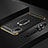 Luxury Metal Frame and Plastic Back Cover Case with Finger Ring Stand A01 for Oppo A11s