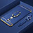 Luxury Metal Frame and Plastic Back Cover Case with Finger Ring Stand and Lanyard for Huawei Mate 20 Lite