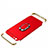 Luxury Metal Frame and Plastic Back Cover Case with Finger Ring Stand T01 for Apple iPhone 11 Pro