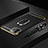 Luxury Metal Frame and Plastic Back Cover Case with Finger Ring Stand T01 for Apple iPhone 11 Pro Black