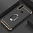 Luxury Metal Frame and Plastic Back Cover Case with Finger Ring Stand T01 for Huawei Honor 20 Lite Black