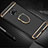 Luxury Metal Frame and Plastic Back Cover Case with Finger Ring Stand T01 for Huawei Mate 20 X 5G