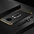 Luxury Metal Frame and Plastic Back Cover Case with Finger Ring Stand T01 for Huawei Mate 30 Pro 5G Black