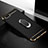 Luxury Metal Frame and Plastic Back Cover Case with Finger Ring Stand T01 for Oppo R17 Neo