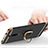 Luxury Metal Frame and Plastic Back Cover Case with Finger Ring Stand T01 for Xiaomi Mi 9T Pro