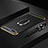 Luxury Metal Frame and Plastic Back Cover Case with Finger Ring Stand T02 for Oppo RX17 Neo