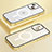 Luxury Metal Frame and Plastic Back Cover Case with Mag-Safe Magnetic Bling-Bling LF1 for Apple iPhone 14 Plus