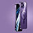 Luxury Metal Frame and Plastic Back Cover Case with Mag-Safe Magnetic JB1 for Apple iPhone 13 Pro Max Purple