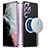 Luxury Metal Frame and Plastic Back Cover Case with Mag-Safe Magnetic LK2 for Samsung Galaxy S22 Ultra 5G
