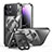 Luxury Metal Frame and Plastic Back Cover Case with Mag-Safe Magnetic LK4 for Apple iPhone 14 Pro