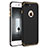 Luxury Metal Frame and Plastic Back Cover F02 for Apple iPhone 8 Plus Black