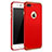 Luxury Metal Frame and Plastic Back Cover F02 for Apple iPhone 8 Plus Red