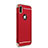 Luxury Metal Frame and Plastic Back Cover for Apple iPhone X Red