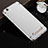 Luxury Metal Frame and Plastic Back Cover for Xiaomi Redmi 4A Silver