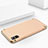 Luxury Metal Frame and Plastic Back Cover M01 for Apple iPhone X Gold