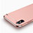 Luxury Metal Frame and Plastic Back Cover M01 for Apple iPhone X Rose Gold