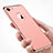 Luxury Metal Frame and Plastic Back Cover M02 for Apple iPhone SE (2020) Rose Gold