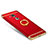 Luxury Metal Frame and Plastic Back Cover with Finger Ring Stand A01 for Huawei G9 Plus Red