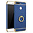 Luxury Metal Frame and Plastic Back Cover with Finger Ring Stand A01 for Huawei Honor 8 Pro Blue