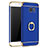Luxury Metal Frame and Plastic Back Cover with Finger Ring Stand A01 for Samsung Galaxy S7 Edge G935F Blue
