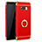 Luxury Metal Frame and Plastic Back Cover with Finger Ring Stand A01 for Samsung Galaxy S8 Plus Red