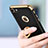 Luxury Metal Frame and Plastic Back Cover with Finger Ring Stand A02 for Apple iPhone SE (2020)